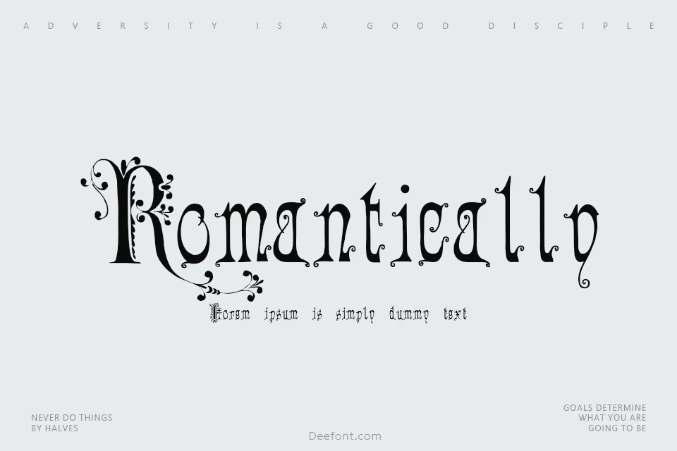 Romantically Yours Font