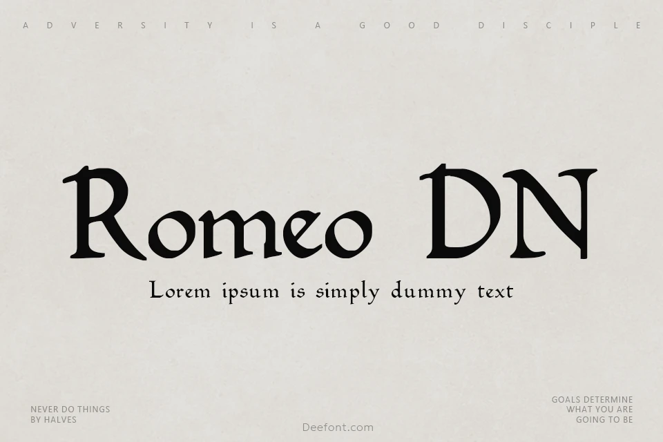 Romeo DN Font