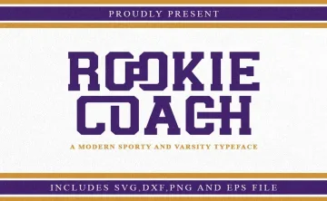 Rookie Coach Font