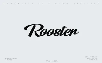 Rooster Font