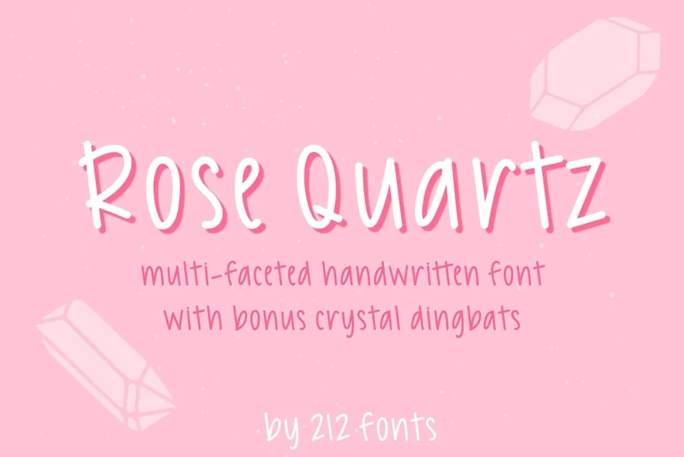 212 Rose Quartz Font