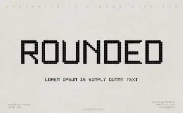 Rounded Display ST Font