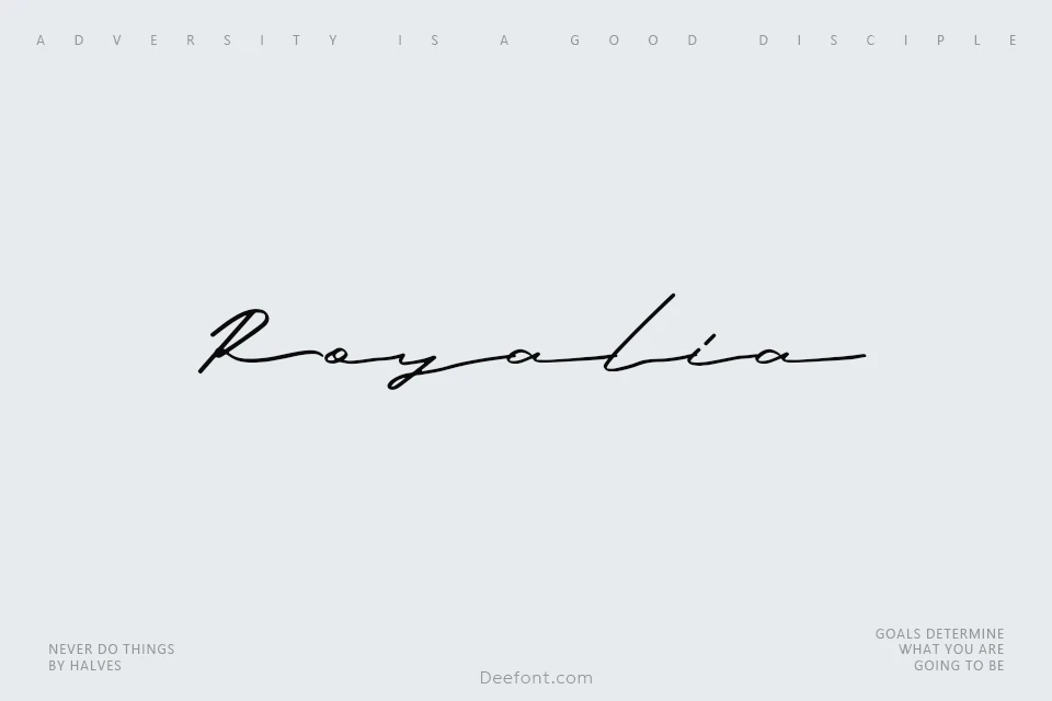 Royalia Font