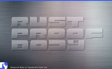 Rustproof Body Font