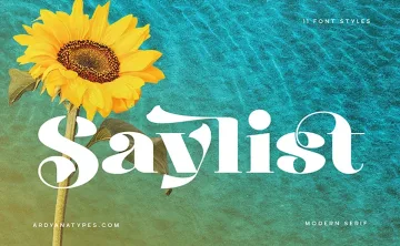 Saylist Font