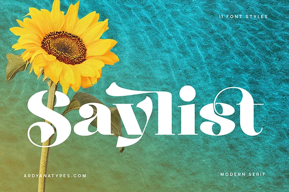 Saylist Font