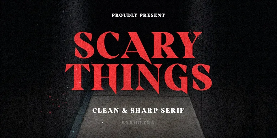 Scary Things Font