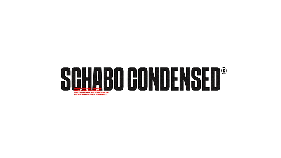 schabo condensed font download