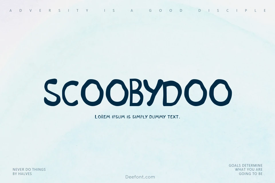 Scooby Doo Font