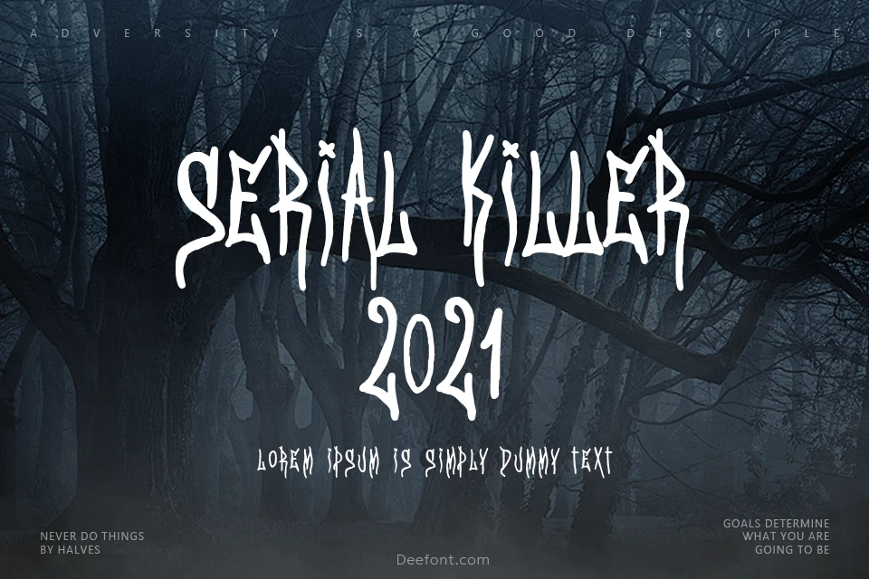 Serial Killer 2021 Font