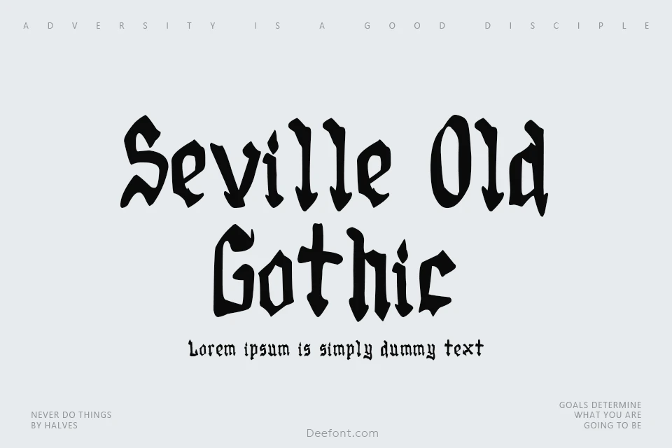 Seville Old Gothic Font