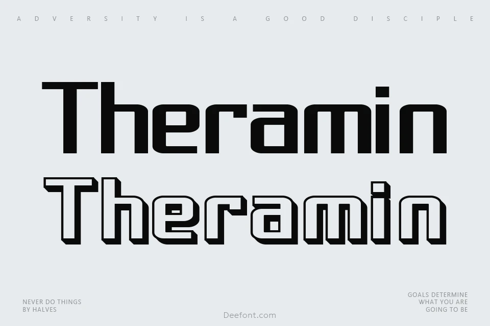 SF Theramin Gothic Font