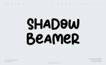 Shadow Beamer Font