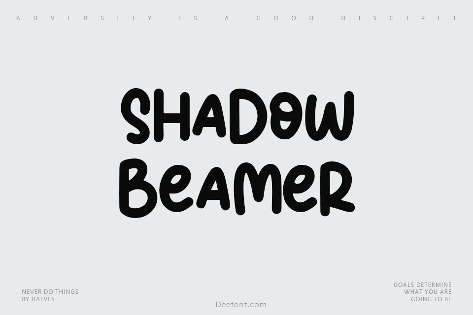 Shadow Beamer Font