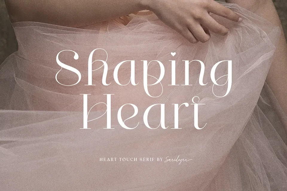 Shaping Heart Font