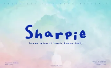 Sharpie Font