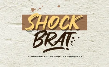 Shock Brat Font