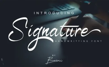 Signature Font