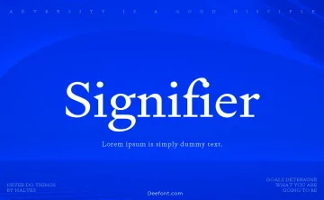 Signifier Font Family