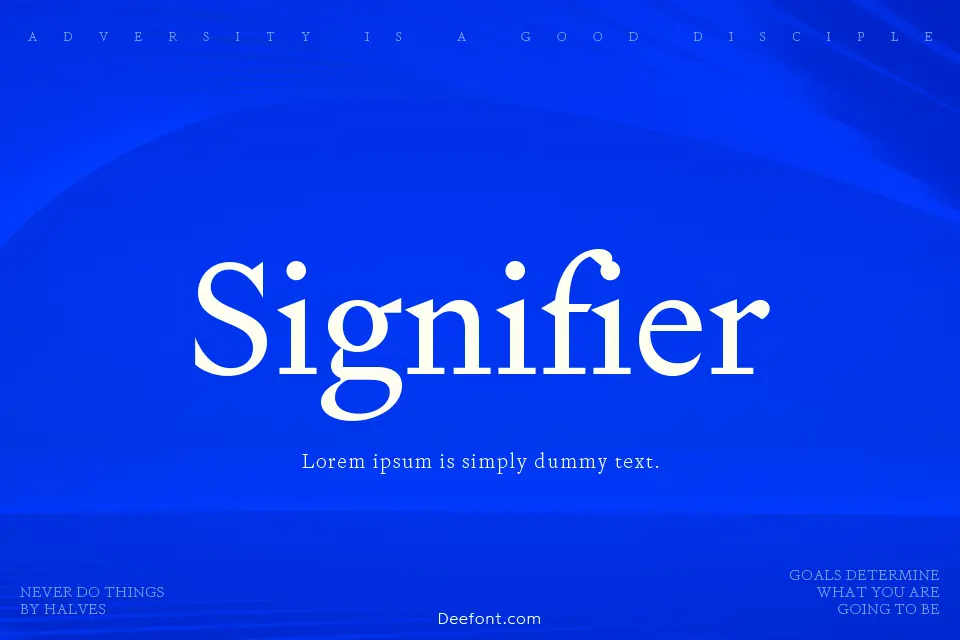 Signifier Font Family