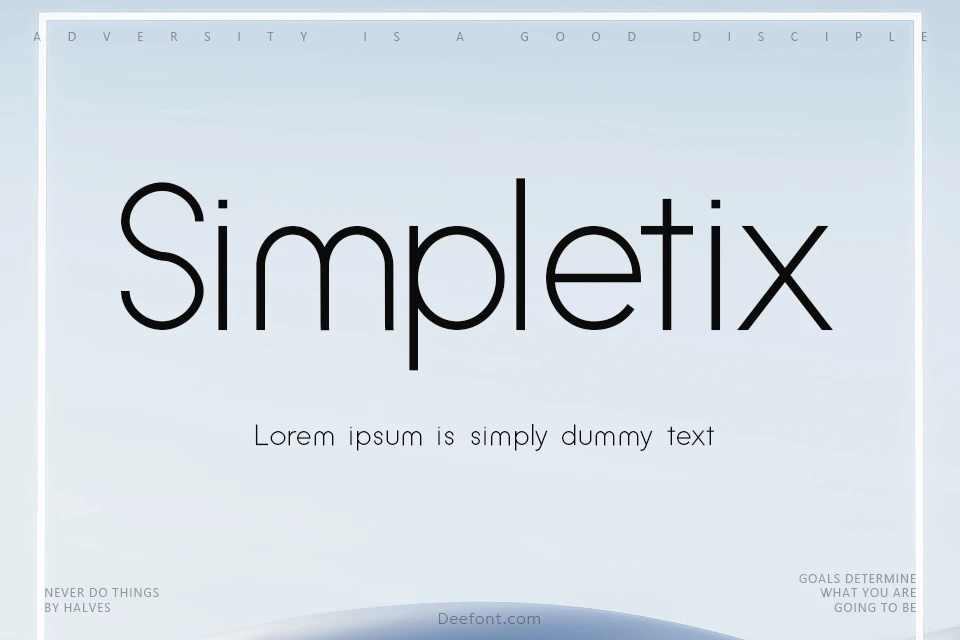 Simpletix Font