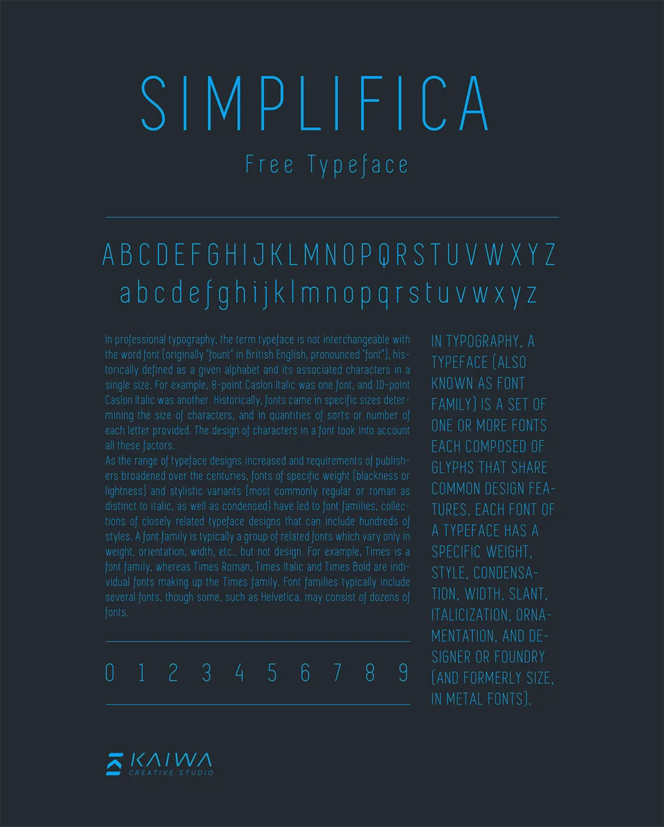 simplifica font download