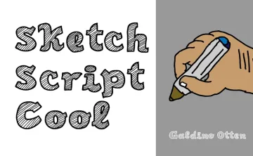 Sketch Script Cool Font