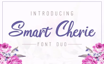 Smart Cherie Font Duo