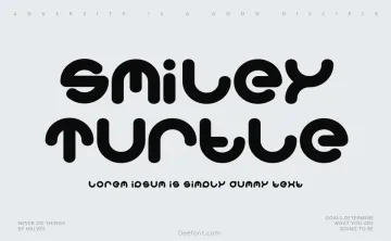 Smiley Turtle Font