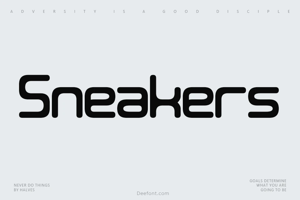 Sneakers Font