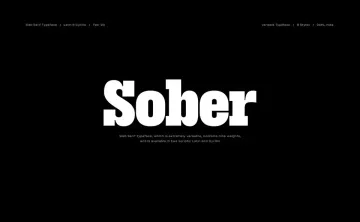 Sober Font