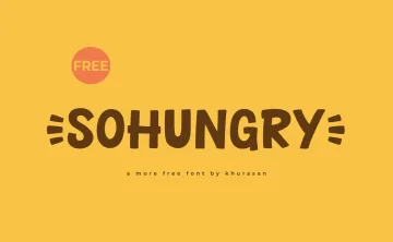 Sohungry Font