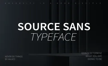 Source Sans Pro Font Family