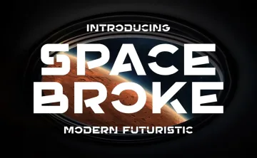 Space Broke Font