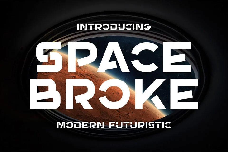 Space Broke Font download