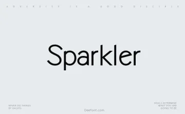 Sparkler Font