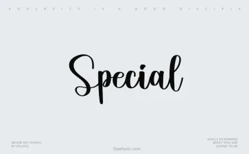 Special Font