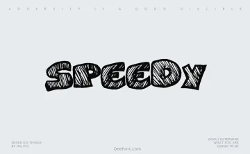 Speedy Font