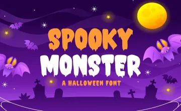 Spooky Monster Font