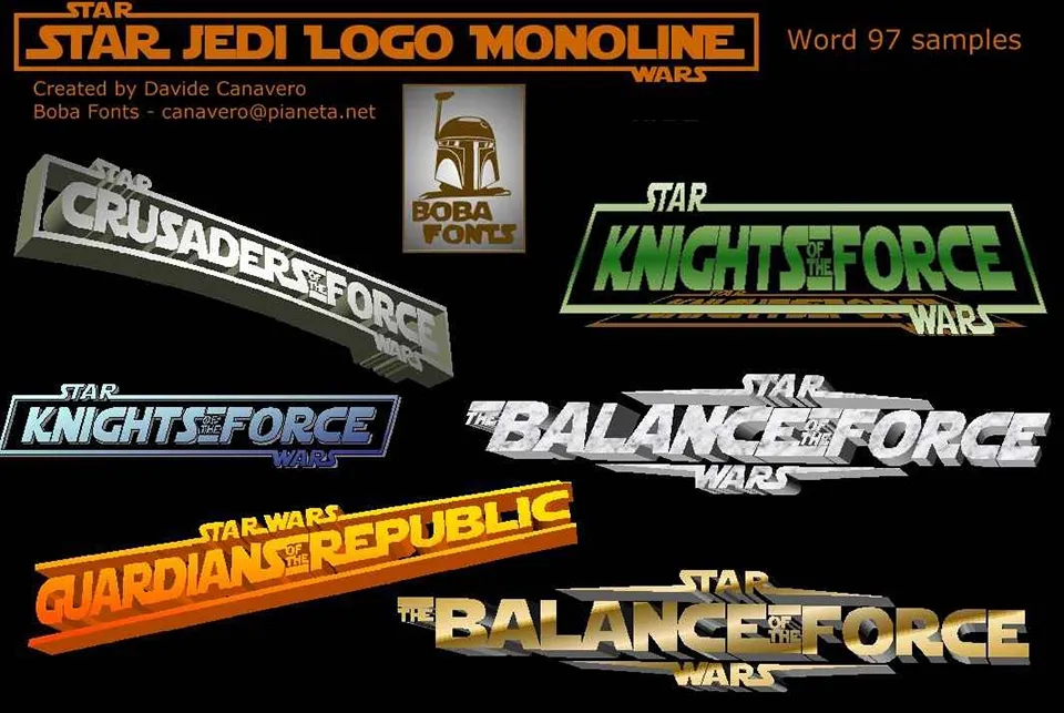 Star Jedi Font 