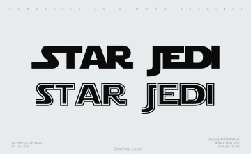 Star Jedi Font