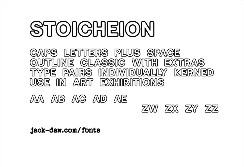Stoicheion Font