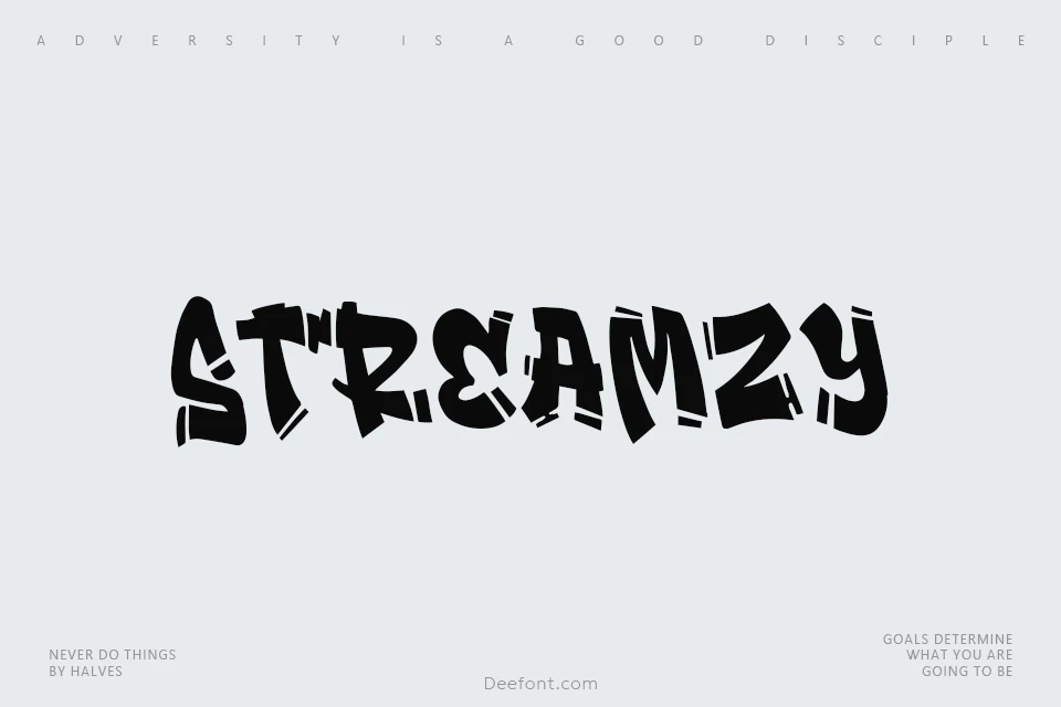 Streamzy Font