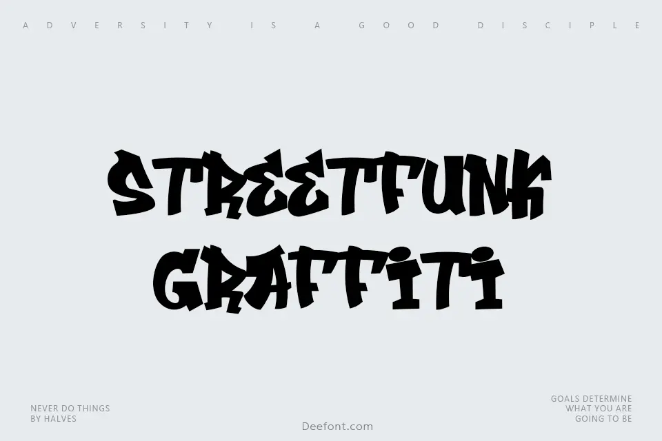 Streetfunk Graffiti Font - Free Download & Preview | Deefont