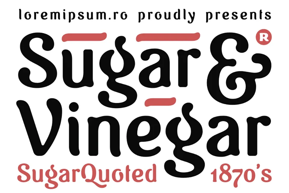 Sugar & Vinegar Font