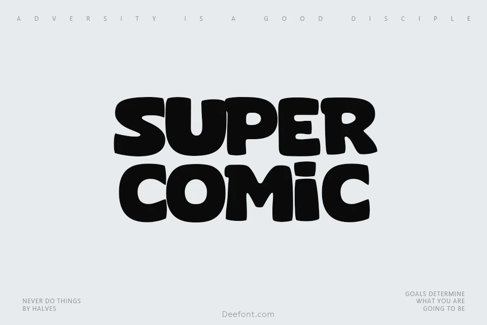 Super Comic Font