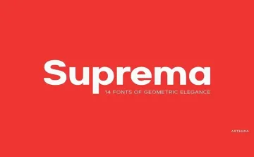 Suprema Font Family