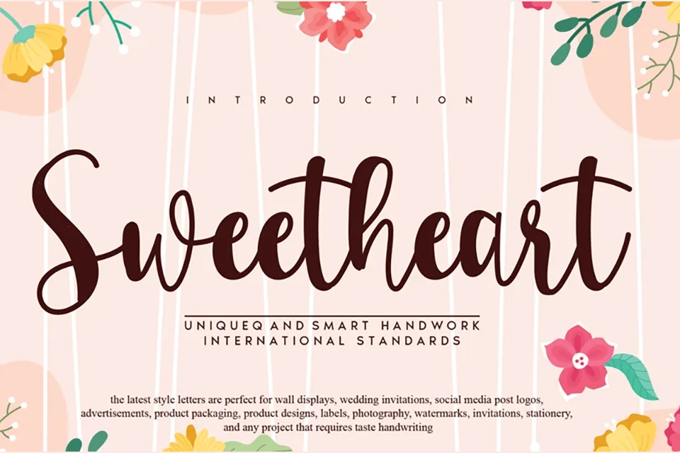 Sweetheart Font