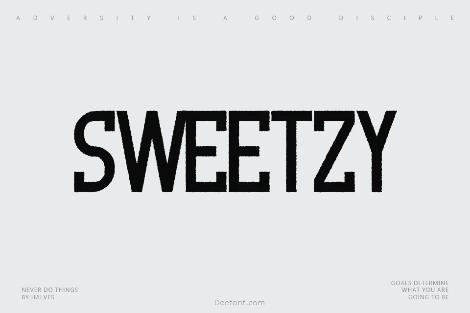 Sweetzy Font