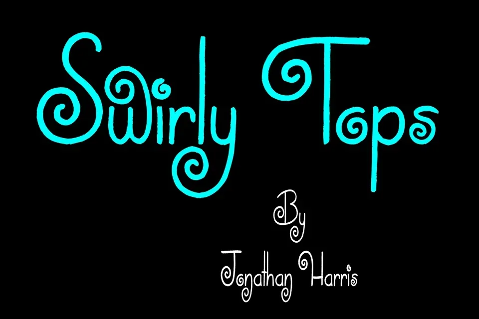 Swirly Tops Font